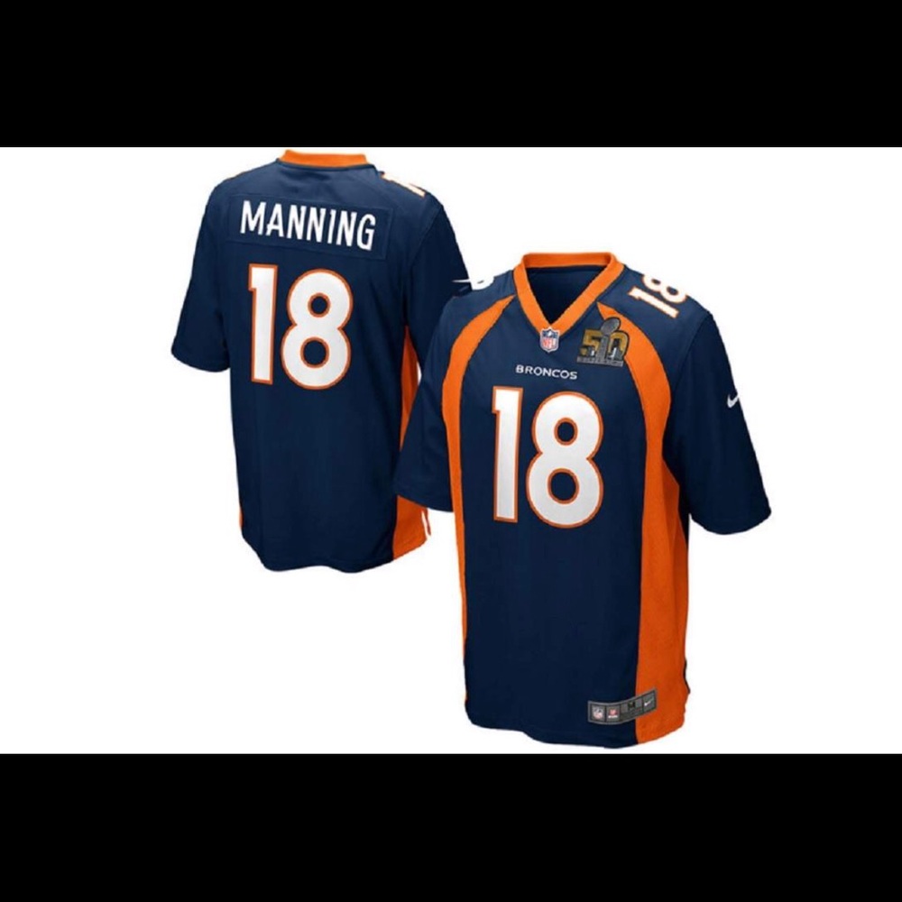Denver Broncos Peyton Manning Super Bowl 50 Jersey